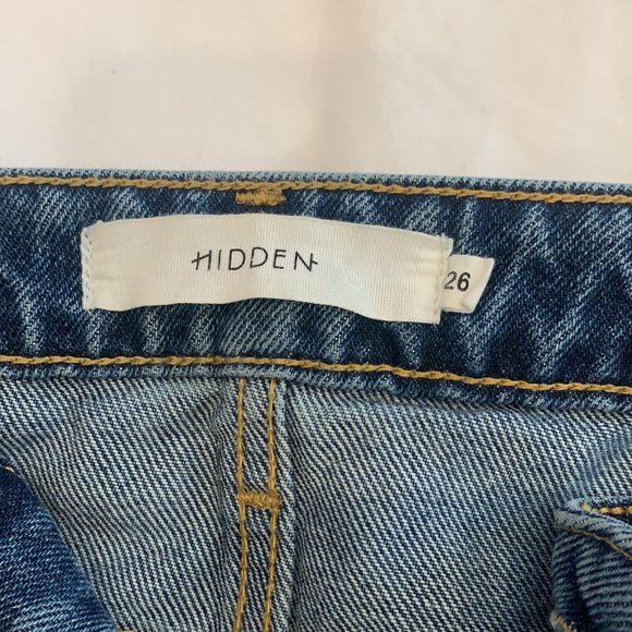 Hidden jeans - ripped detail at hem - size 26 - Picture 2 of 3